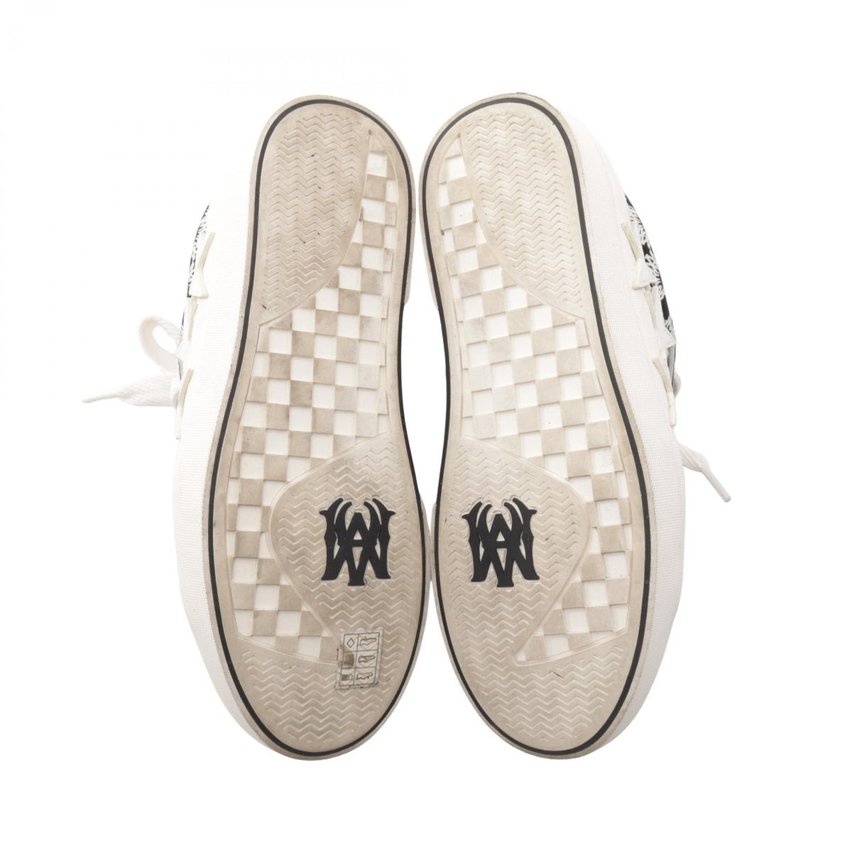 AMIRI SANSET SKATE Suede Leather Sneakers Size 25CM