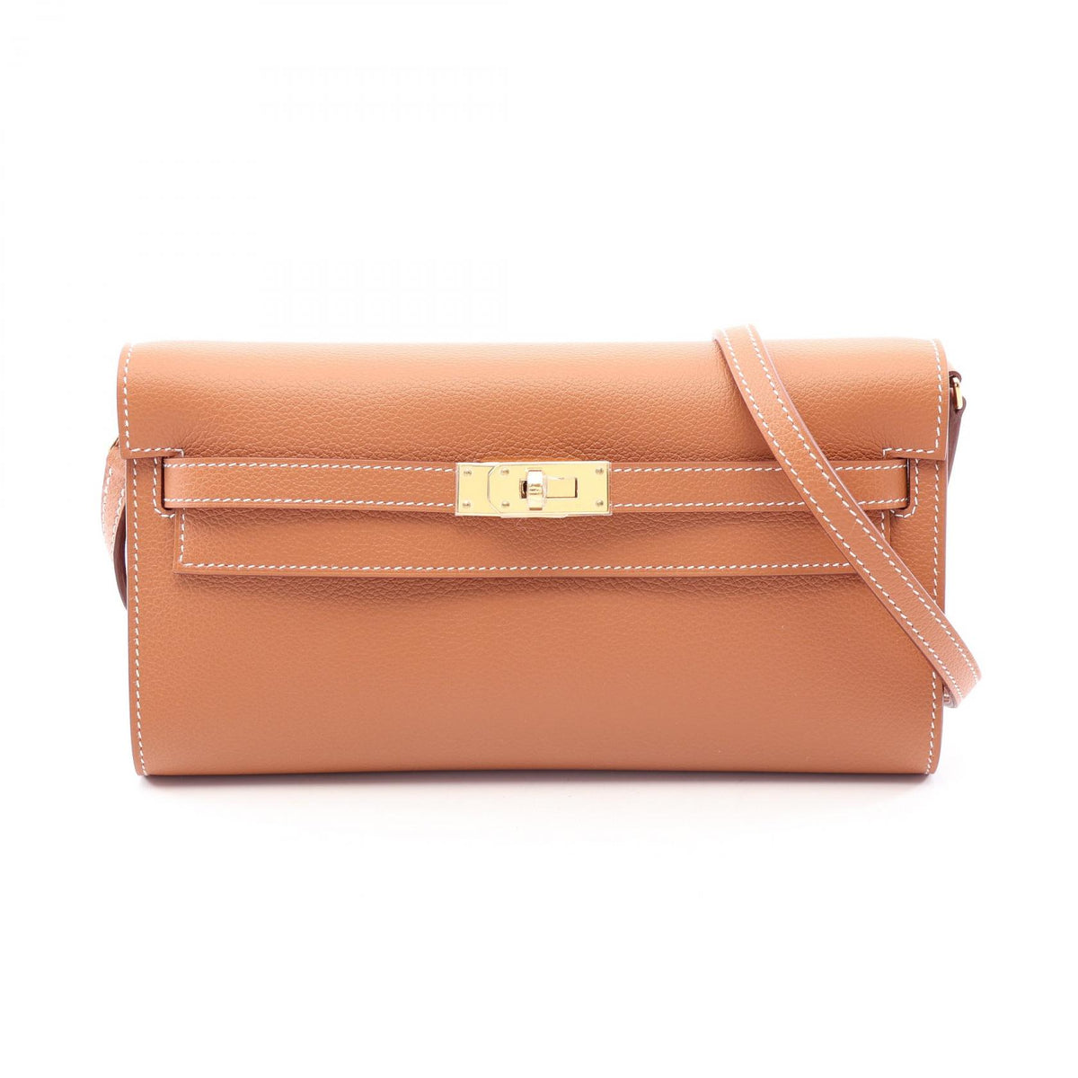 HERMES Kelly To Go Evercolor Shoulder Bag