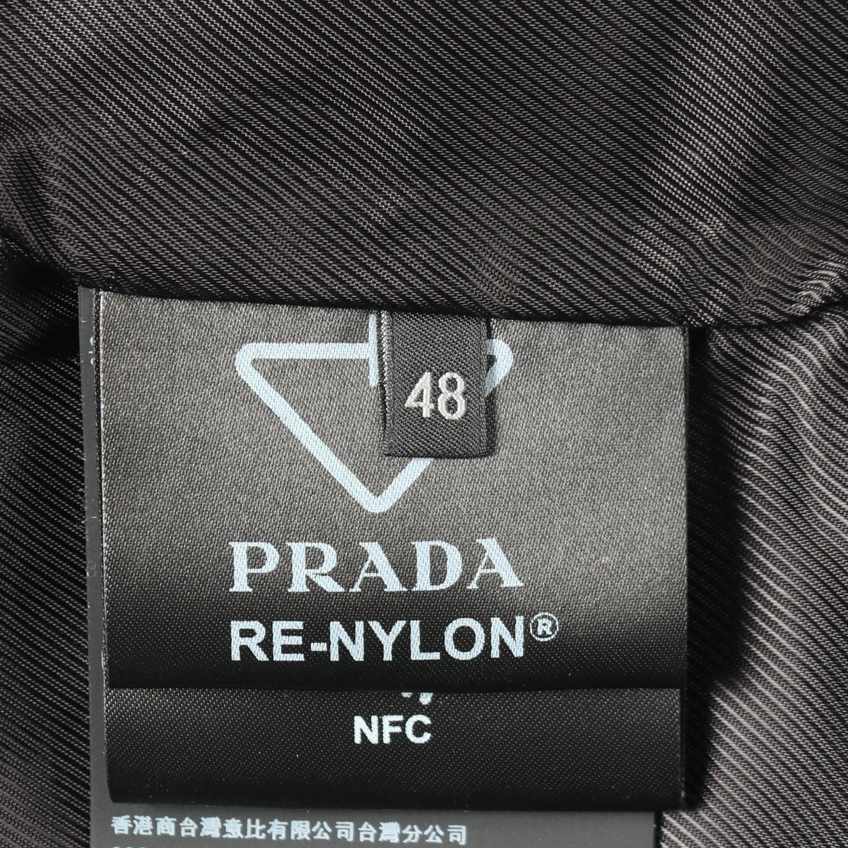 PRADA Re-Nylon Triangle Logo Jacket Size 48