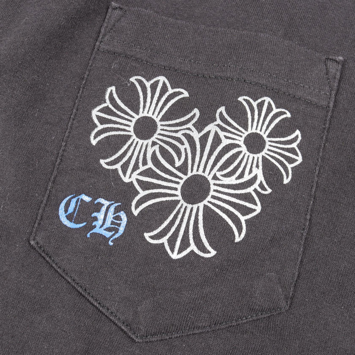 CHROME HEARTS CH Plus Back Print Pocket T-Shirt Size M