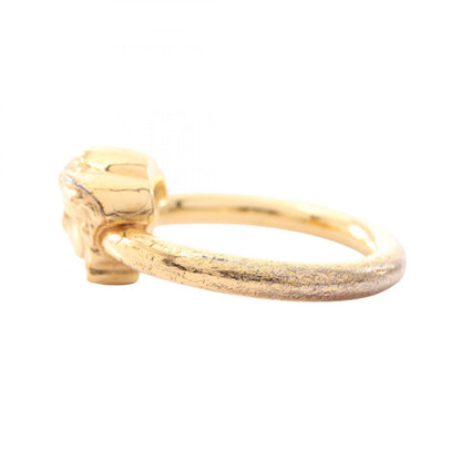 VERSACE Medusa Ring Gold Plated Size JP 6