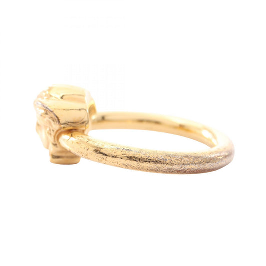 VERSACE Medusa Ring Gold Plated Size JP 6