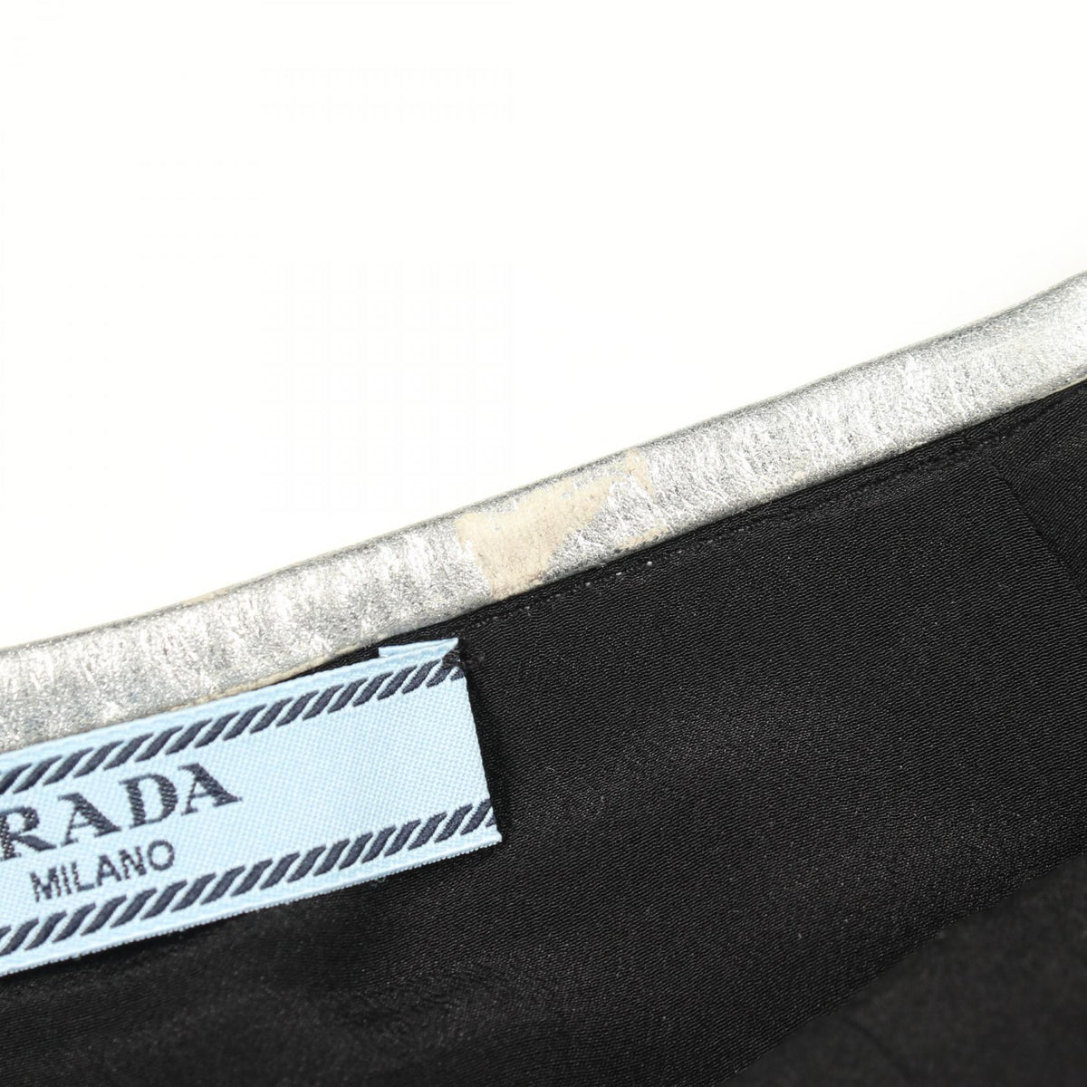 PRADA Rayon Graphic Print Skirt Beige Size 42