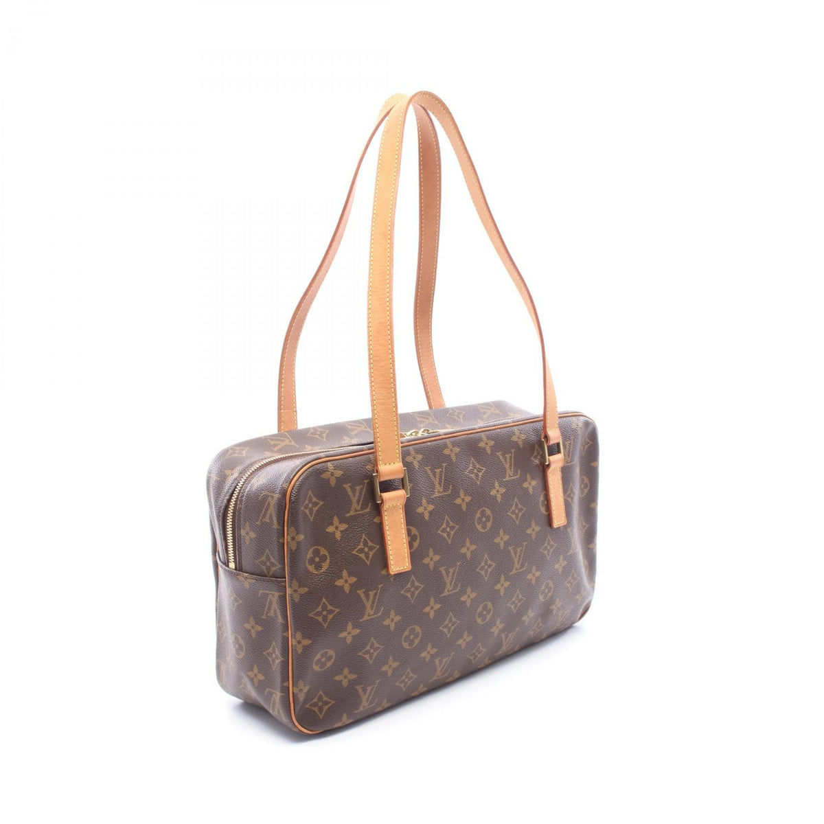 LOUIS VUITTON Monogram Cite GM Bag Brown