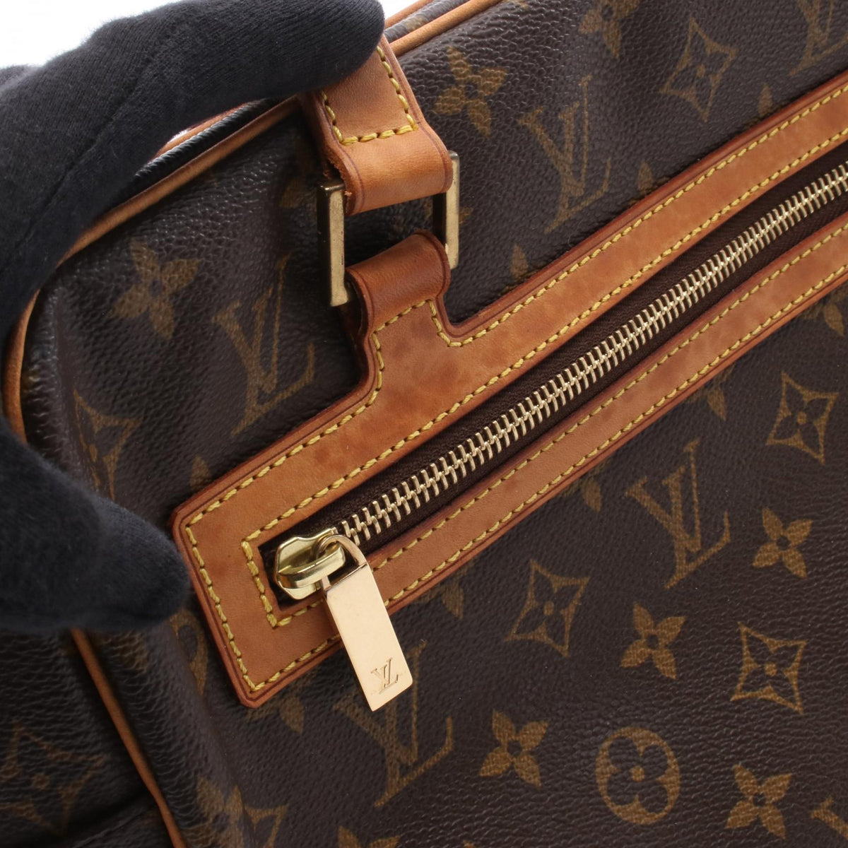 LOUIS VUITTON Monogram Cite GM Bag Brown