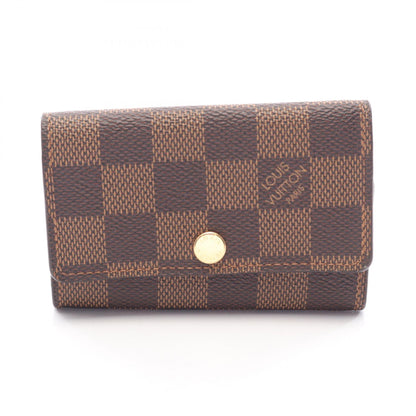 LOUIS VUITTON Multiclés 6 Damier Ebene 6-Key Wallet Brown