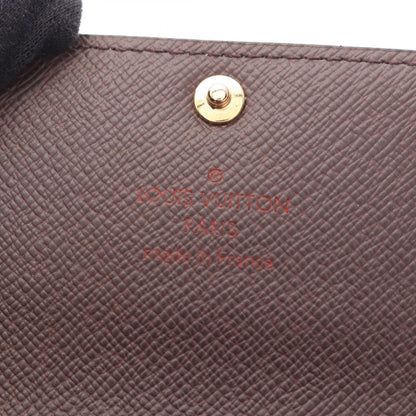 LOUIS VUITTON Multiclés 6 Damier Ebene 6-Key Wallet Brown