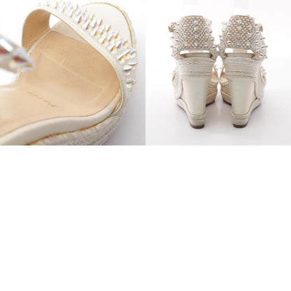 Christian Louboutin Spike Stud Wedge Sandals Size 36