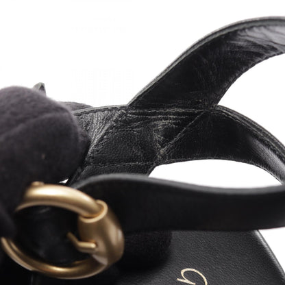 Gianvito Rossi Black Leather Platform Sandals Size 36