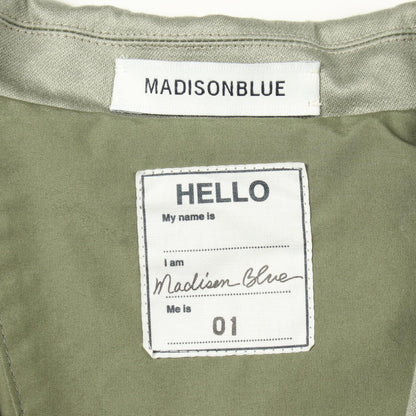 MADISONBLUE BERKLEE Cotton Blazer Khaki Size S
