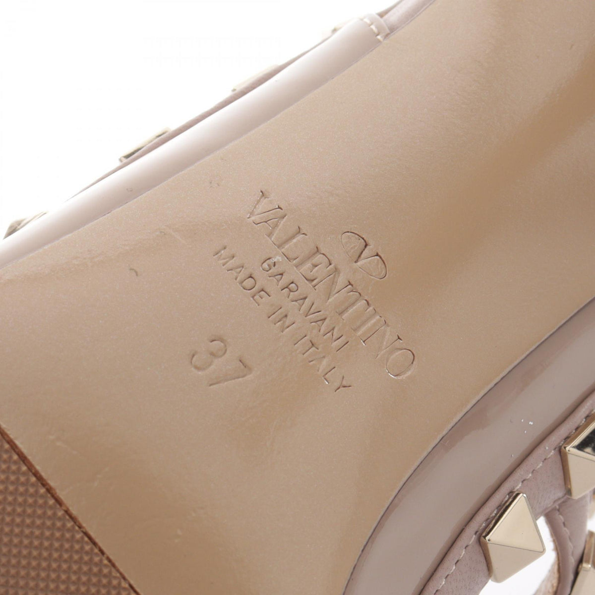 Valentino Rockstud Patent Leather Pumps Pink Size 37