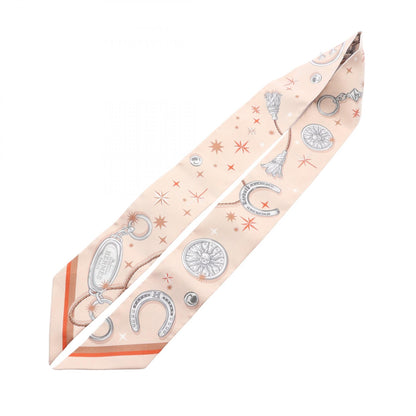 HERMES Twilly C'est la Fete Silk Scarf