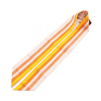 HERMES Silk Twilly Grand Pink Multi Scarf