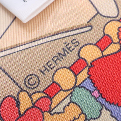HERMES Twilly Pony Pit Stop Ribbon Scarf