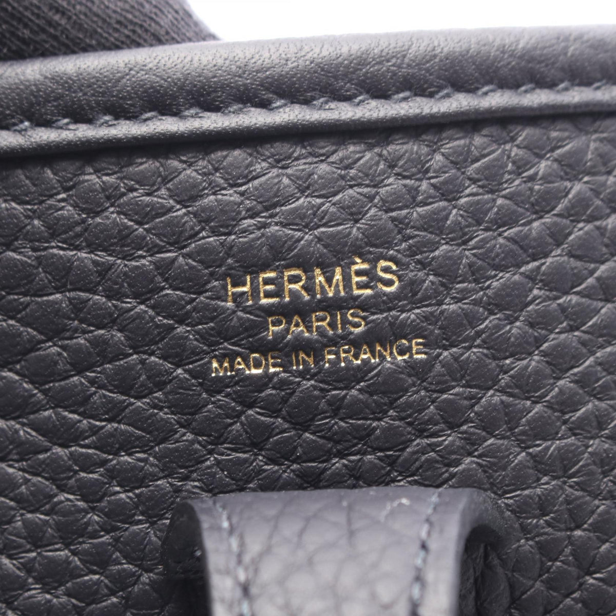 HERMES Evelyne 23 Caban Taurillon Bag Blue