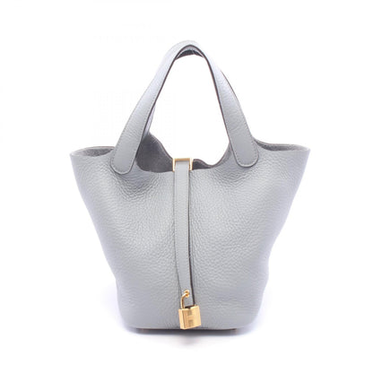 HERMES Picotin Lock PM Handle Bag Gray