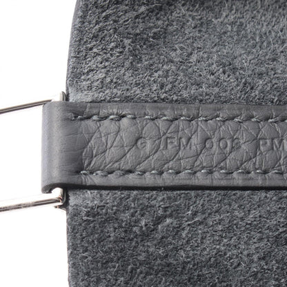 HERMES Picotin Lock PM Gray Leather Bag