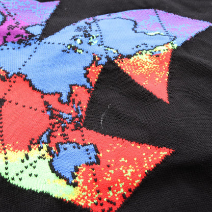 LOUIS VUITTON Intarsia Crewneck Knit Sweater Size S