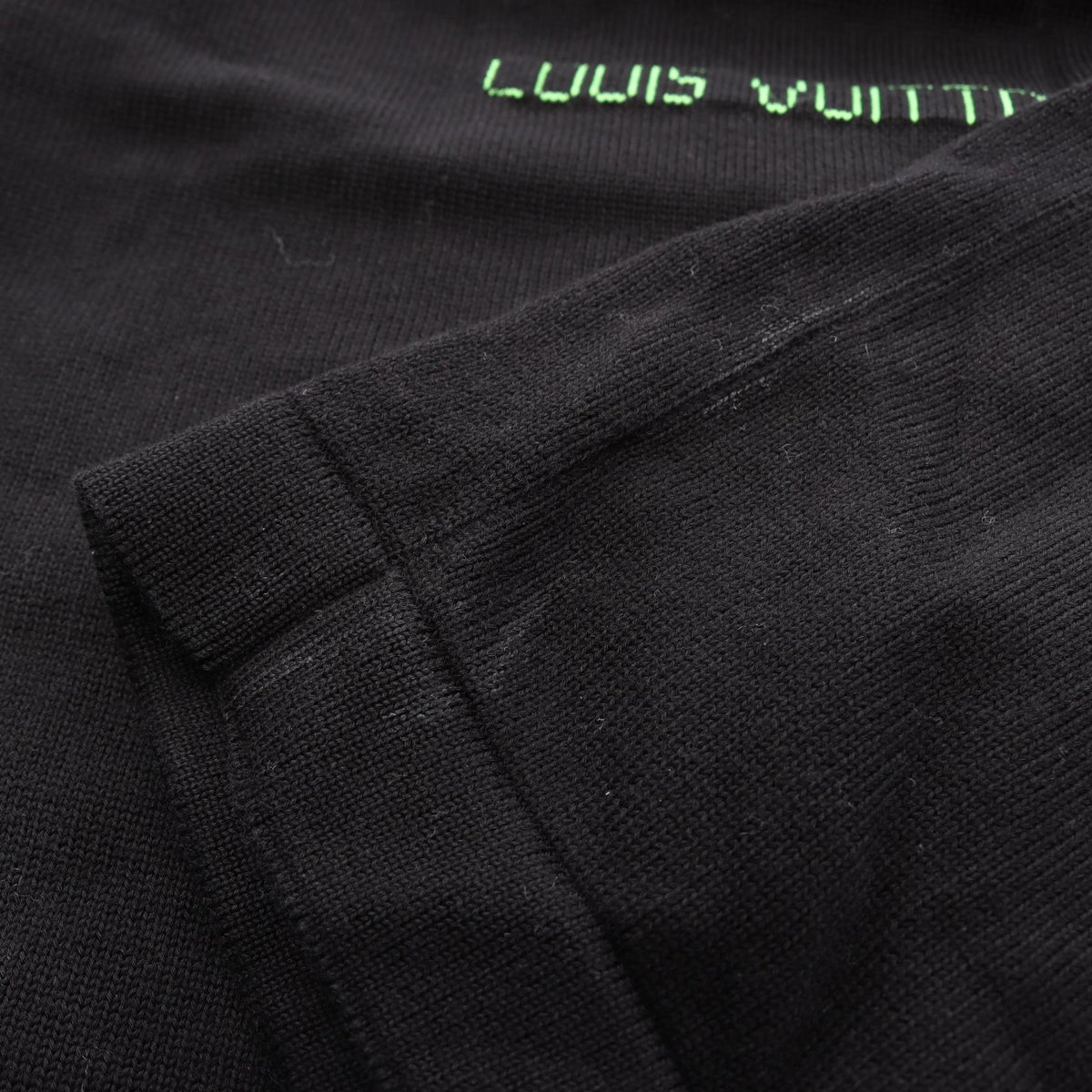 LOUIS VUITTON Intarsia Crewneck Knit Sweater Size S