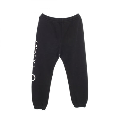 GUCCI Side Logo Cotton Pants Black Size S
