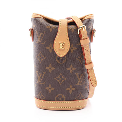 LOUIS VUITTON Fold Me Pouch Bag Brown