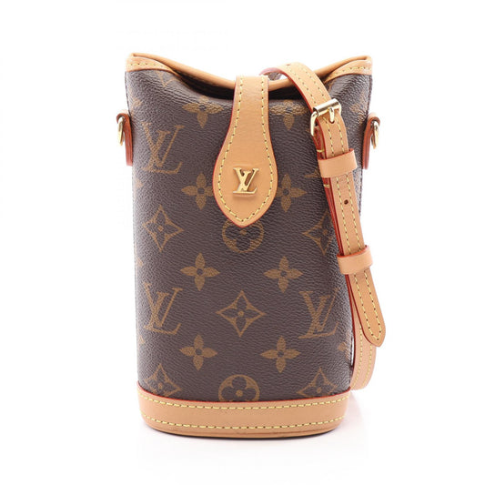 LOUIS VUITTON Fold Me Pouch Bag Brown