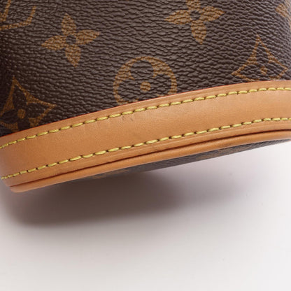 LOUIS VUITTON Fold Me Pouch Bag Brown