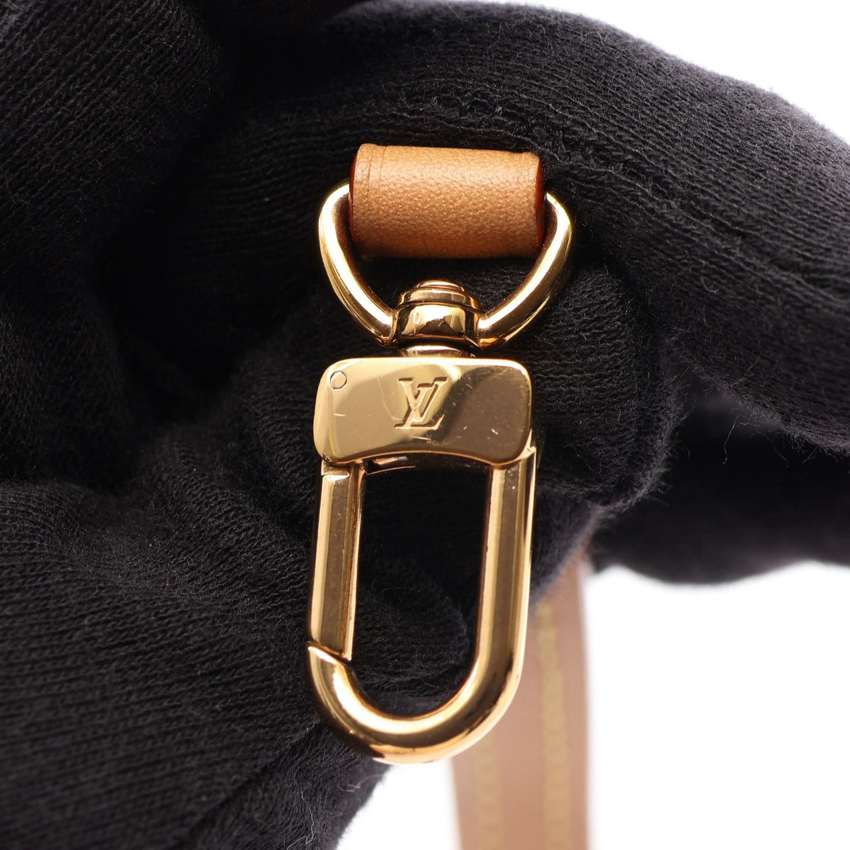 LOUIS VUITTON Fold Me Pouch Bag Brown