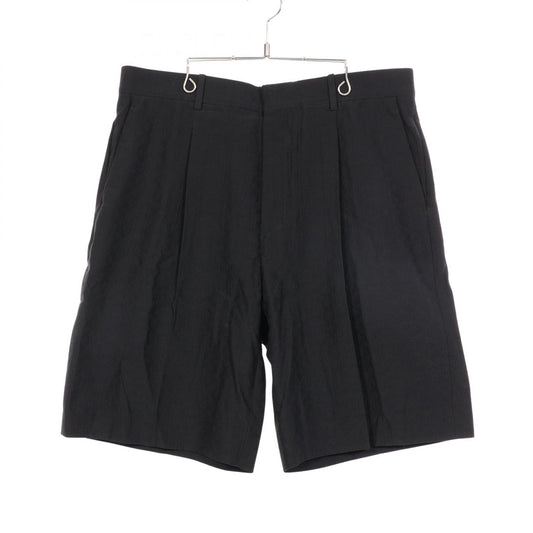 LOUIS VUITTON Mini Monogram Silk Cotton Shorts Black Pants Size 52