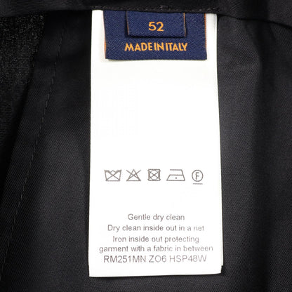 LOUIS VUITTON Mini Monogram Silk Cotton Shorts Black Pants Size 52