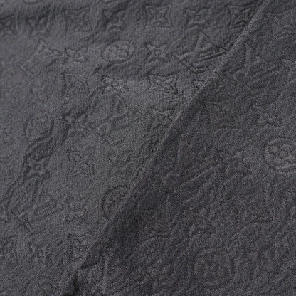 LOUIS VUITTON Mini Monogram Silk Cotton Shorts Black Pants Size 52