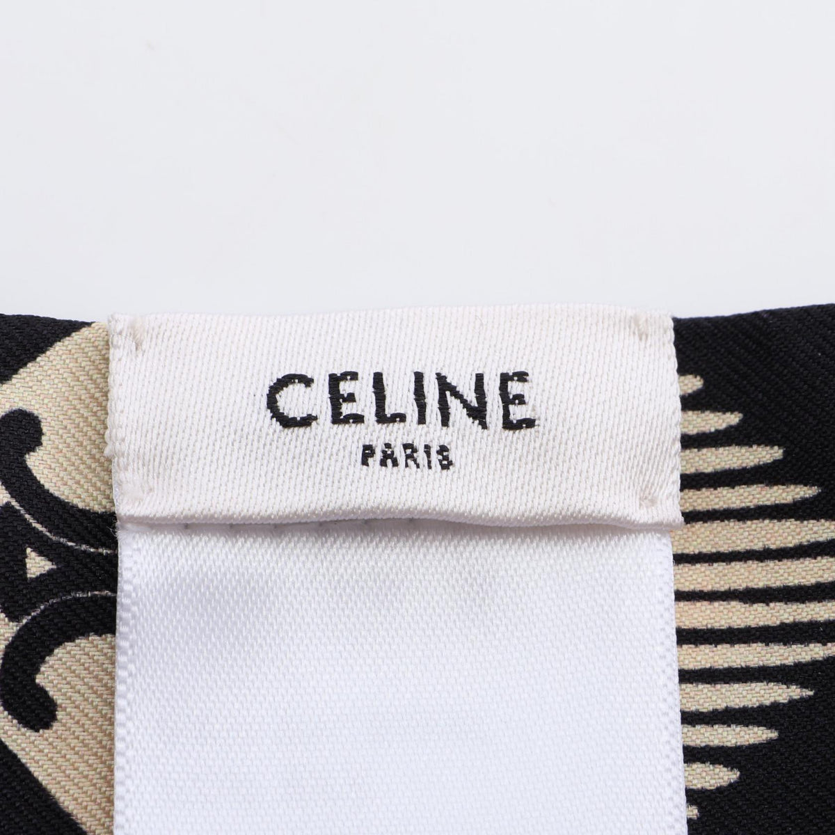 CELINE Lavalliere Silk Scarf Multicolor