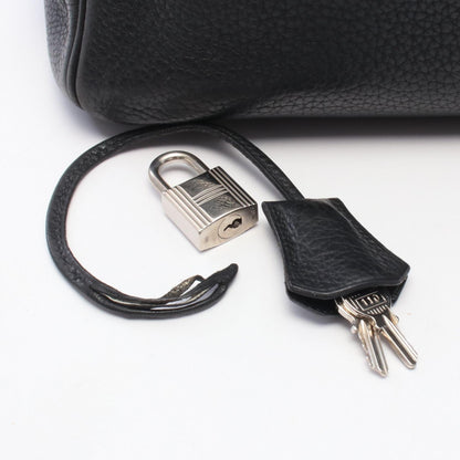 HERMES Birkin 30 Black Leather Bag