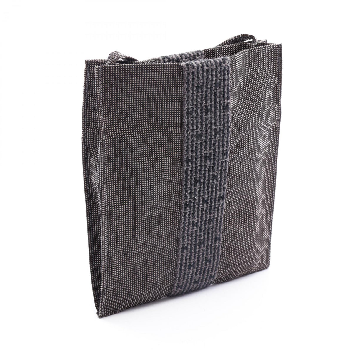 HERMES Aline Nylon Canvas Bag Gray