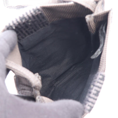 HERMES Aline Nylon Canvas Bag Gray