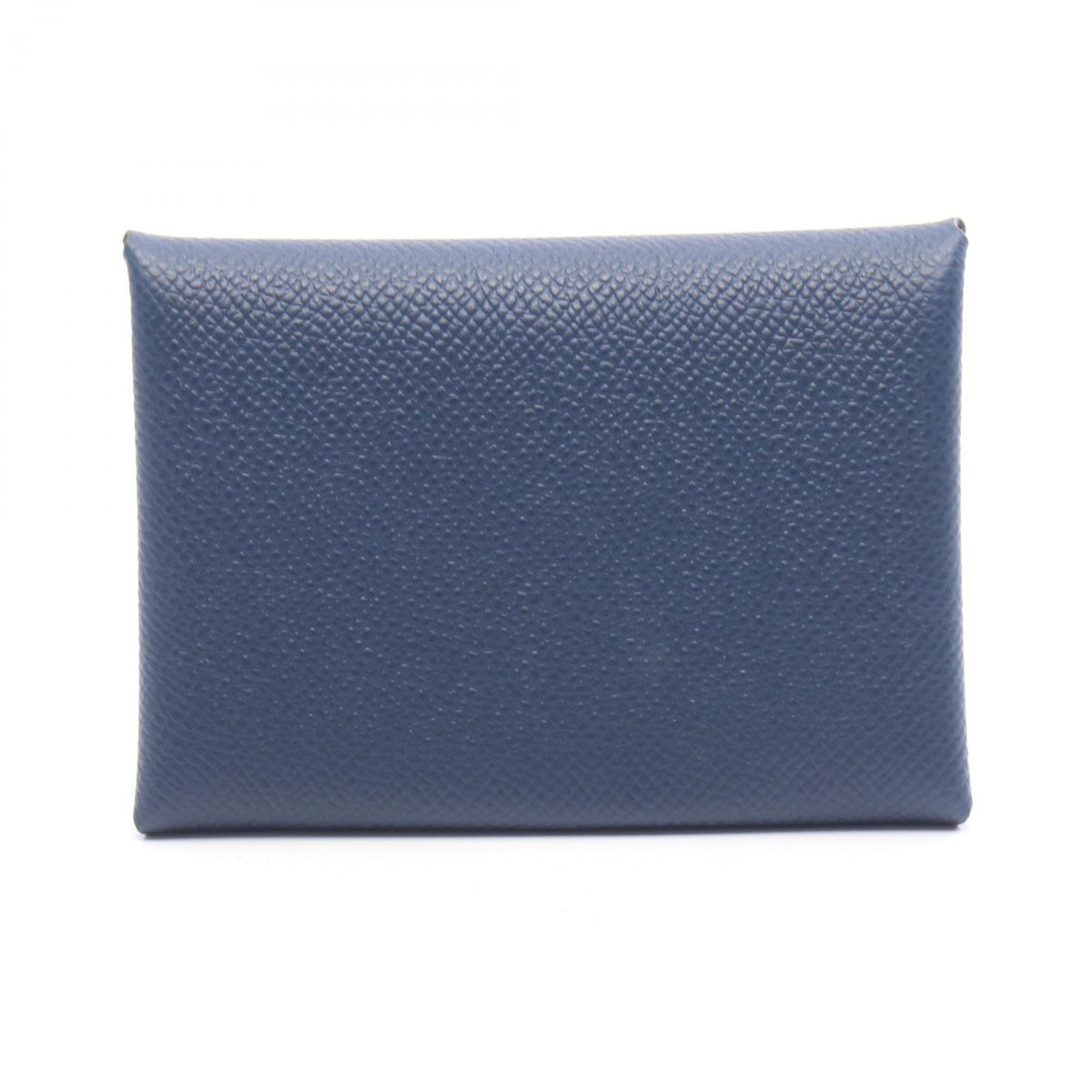 HERMES Calvi Duo Blue Navy Epsom Coin Case