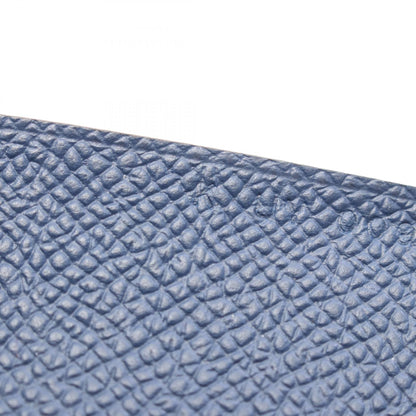 HERMES Calvi Duo Blue Navy Epsom Coin Case