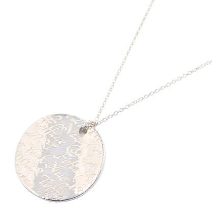 TIFFANY&CO Notes Round Silver Necklace