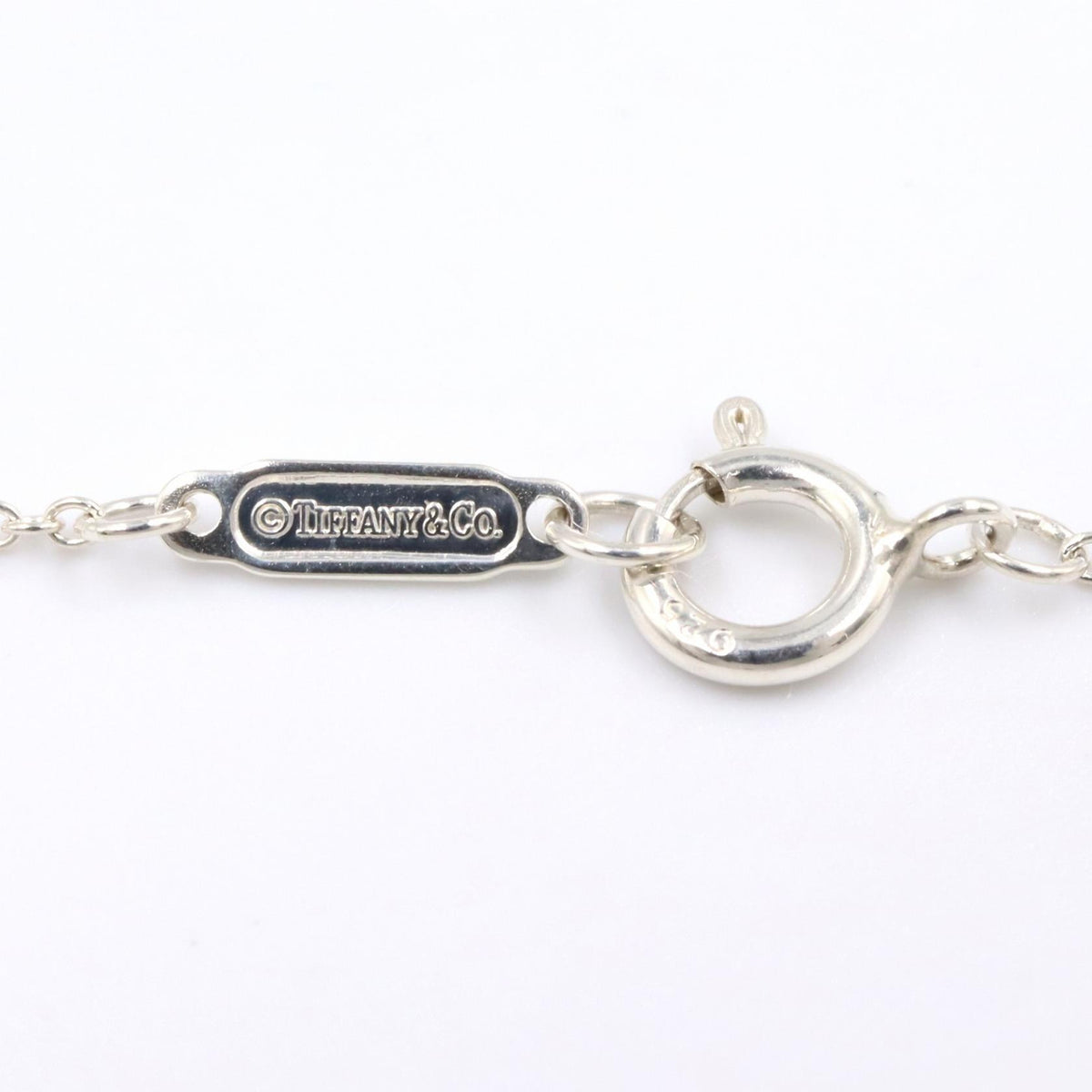 TIFFANY&CO Notes Round Silver Necklace
