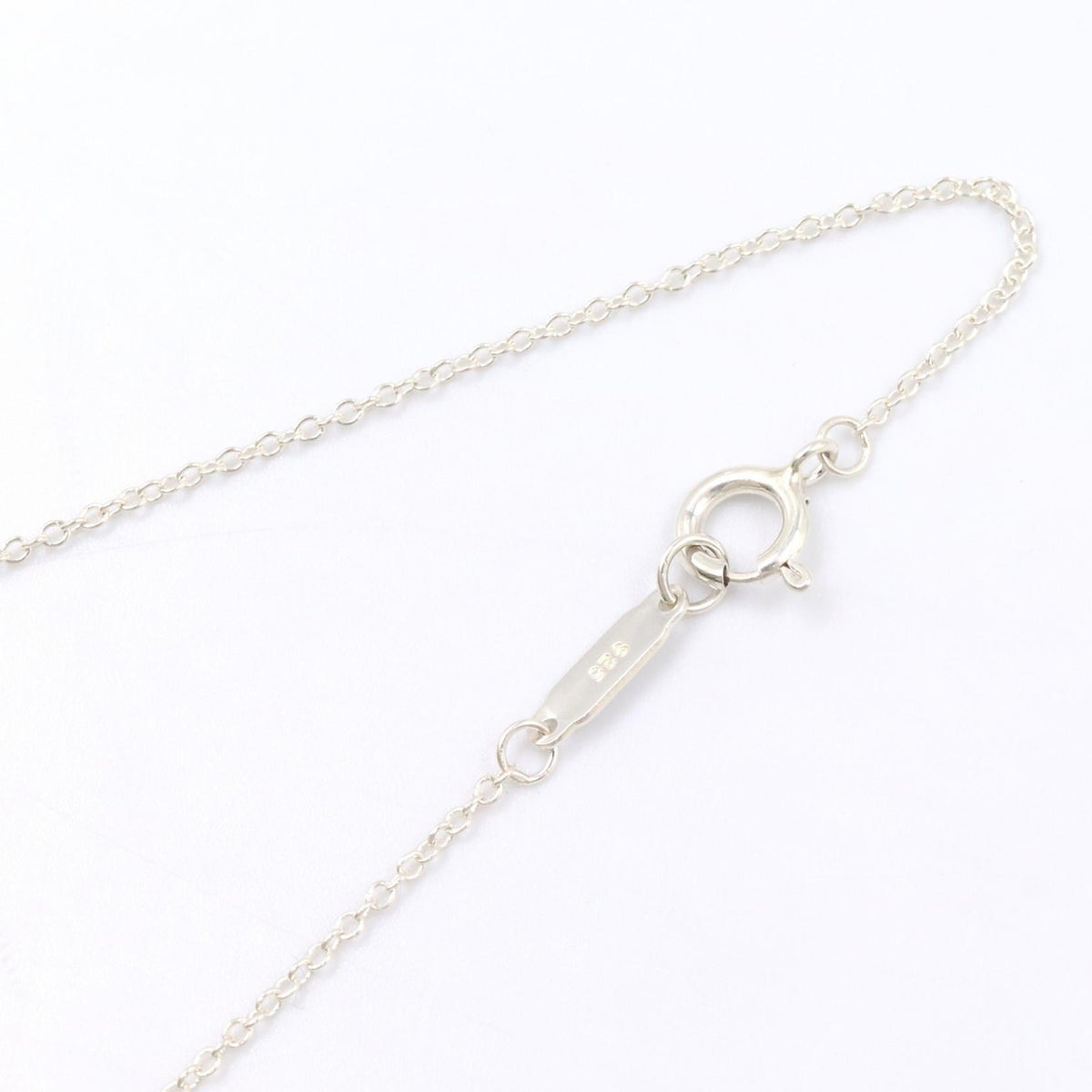 TIFFANY&CO Notes Round Silver Necklace