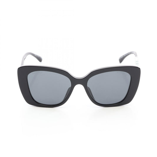 CHANEL Square Shape Rhinestone Sunglasses