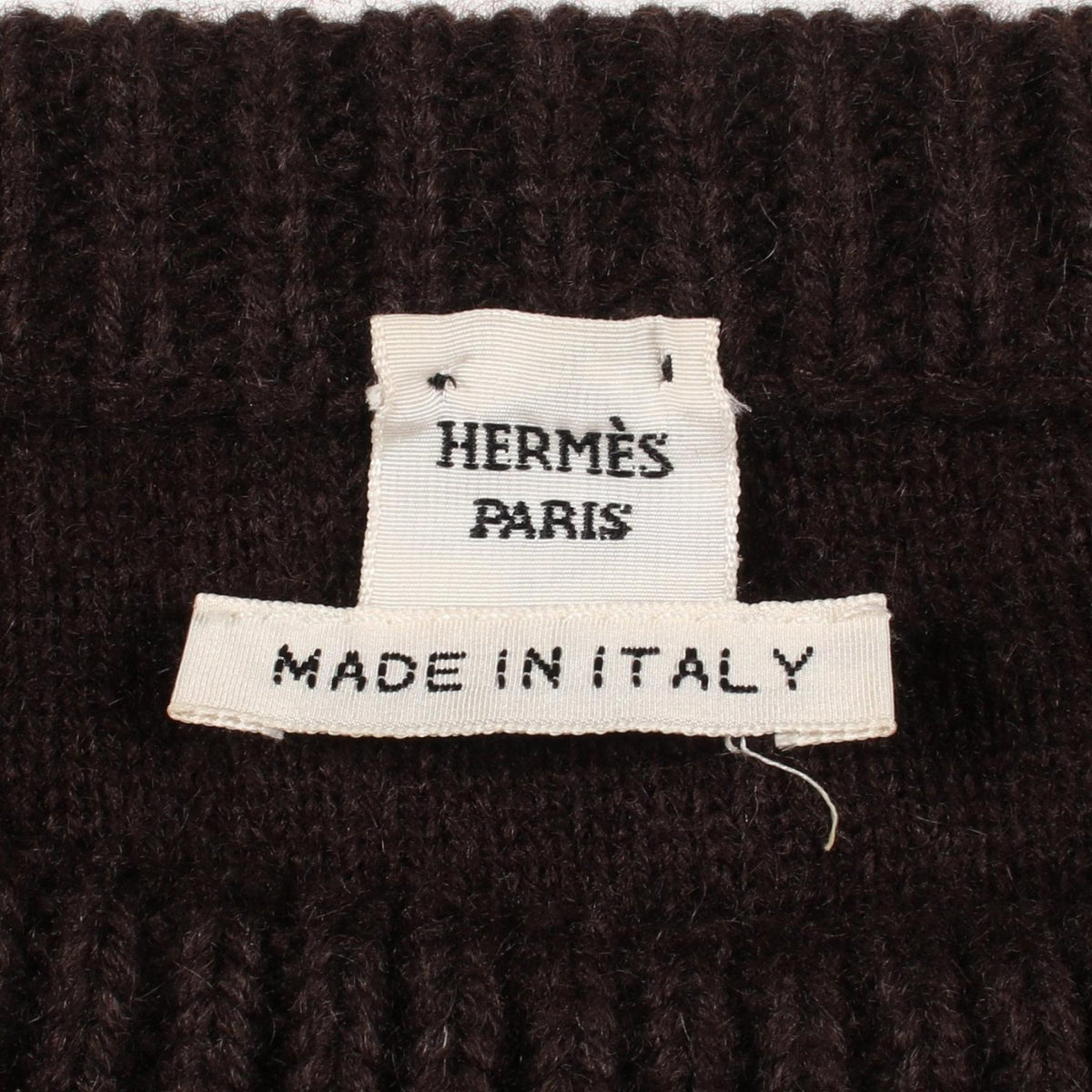 HERMES Yak Wool Dress Size 38