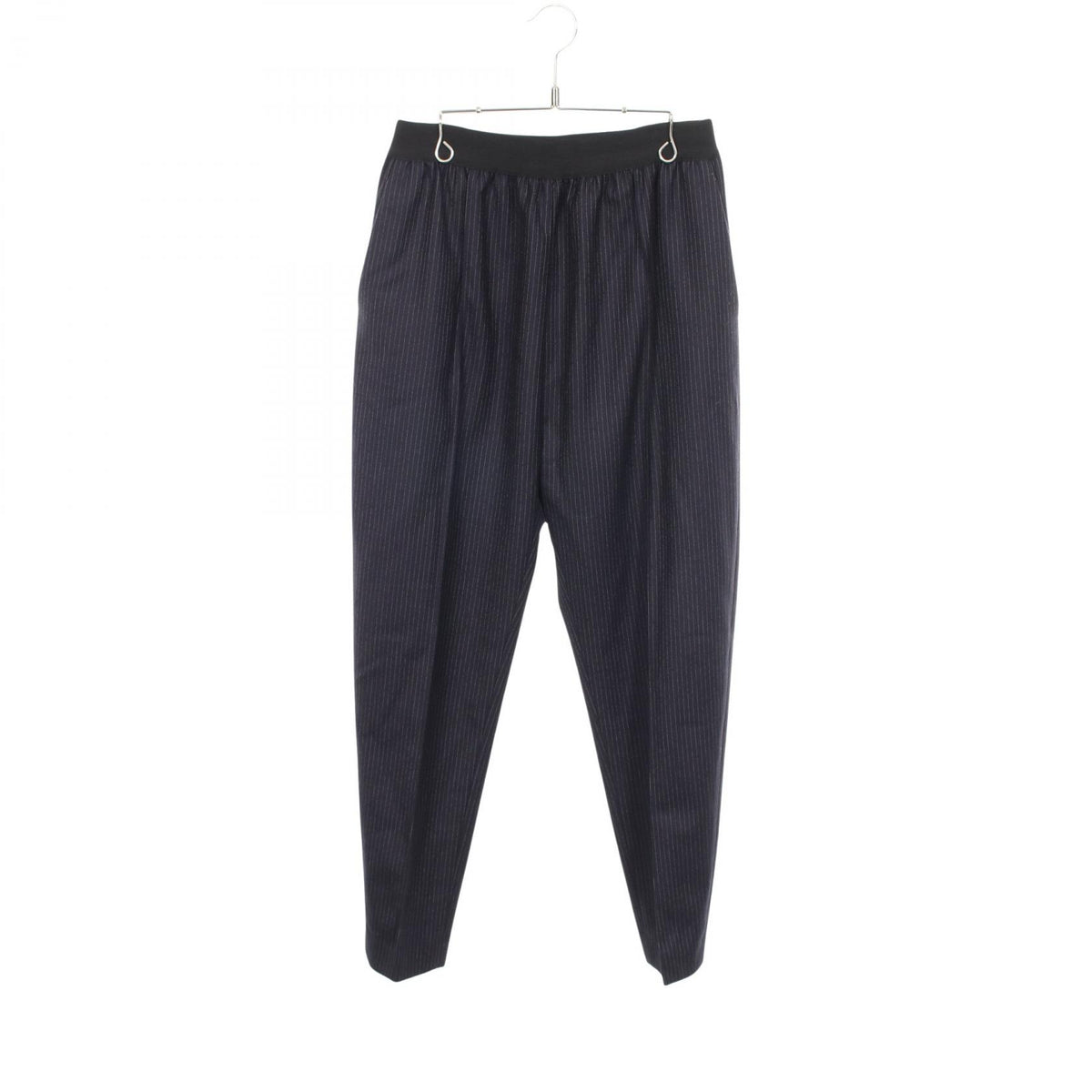CELINE Striped Wool Pants Navy Size 36