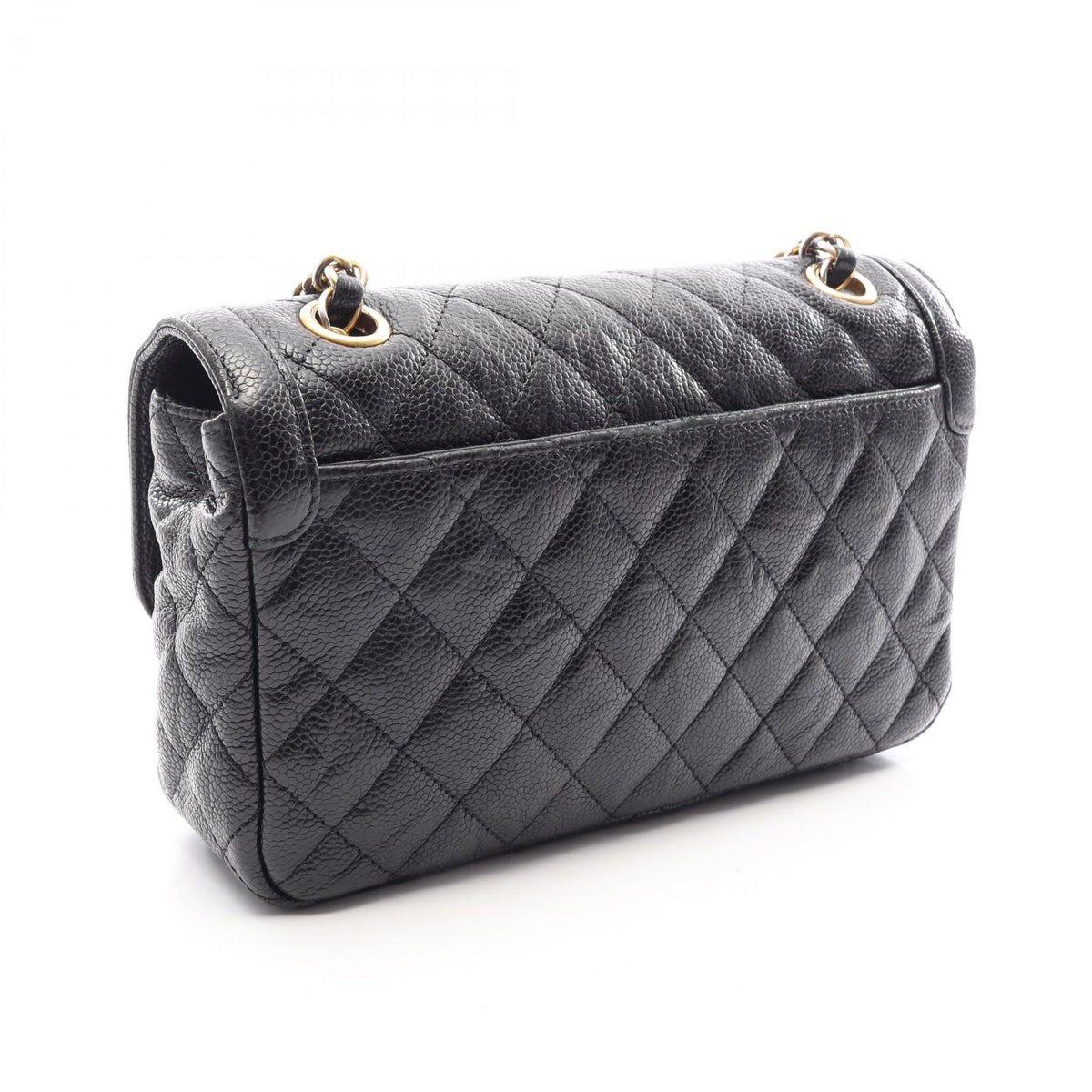CHANEL Matelasse Caviar Skin Bag, Black