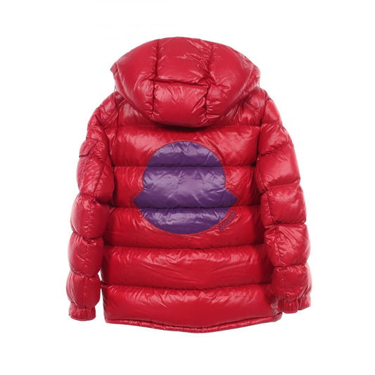 MONCLER FUSTET Nylon Down Jacket Red Size 1
