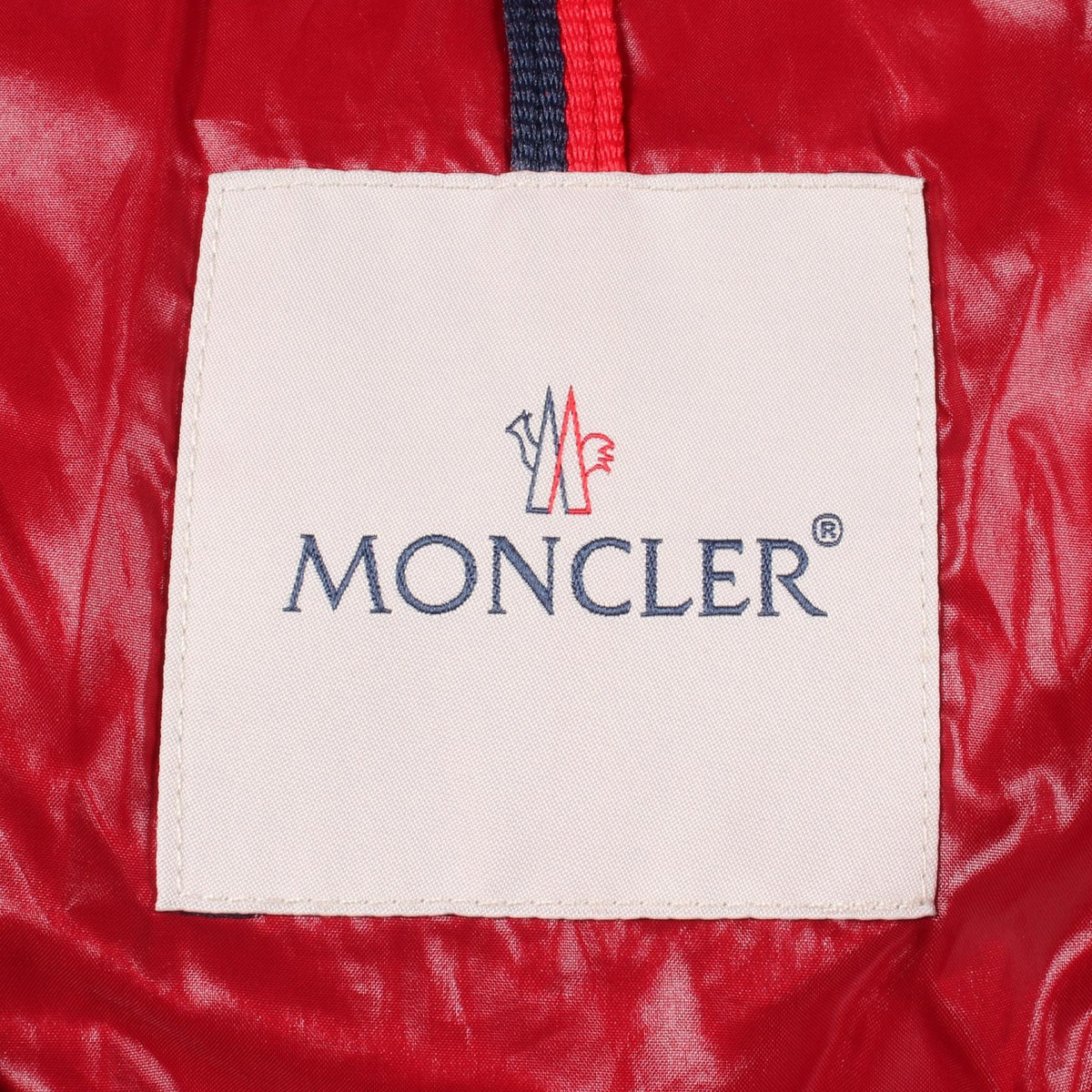 MONCLER FUSTET Nylon Down Jacket Red Size 1