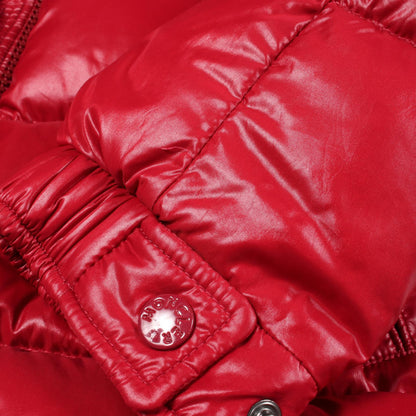 MONCLER FUSTET Nylon Down Jacket Red Size 1