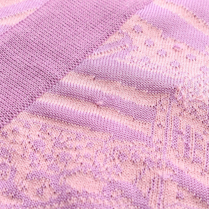 HERMES Twillaine Short Sleeve Knit Sweater Size 34
