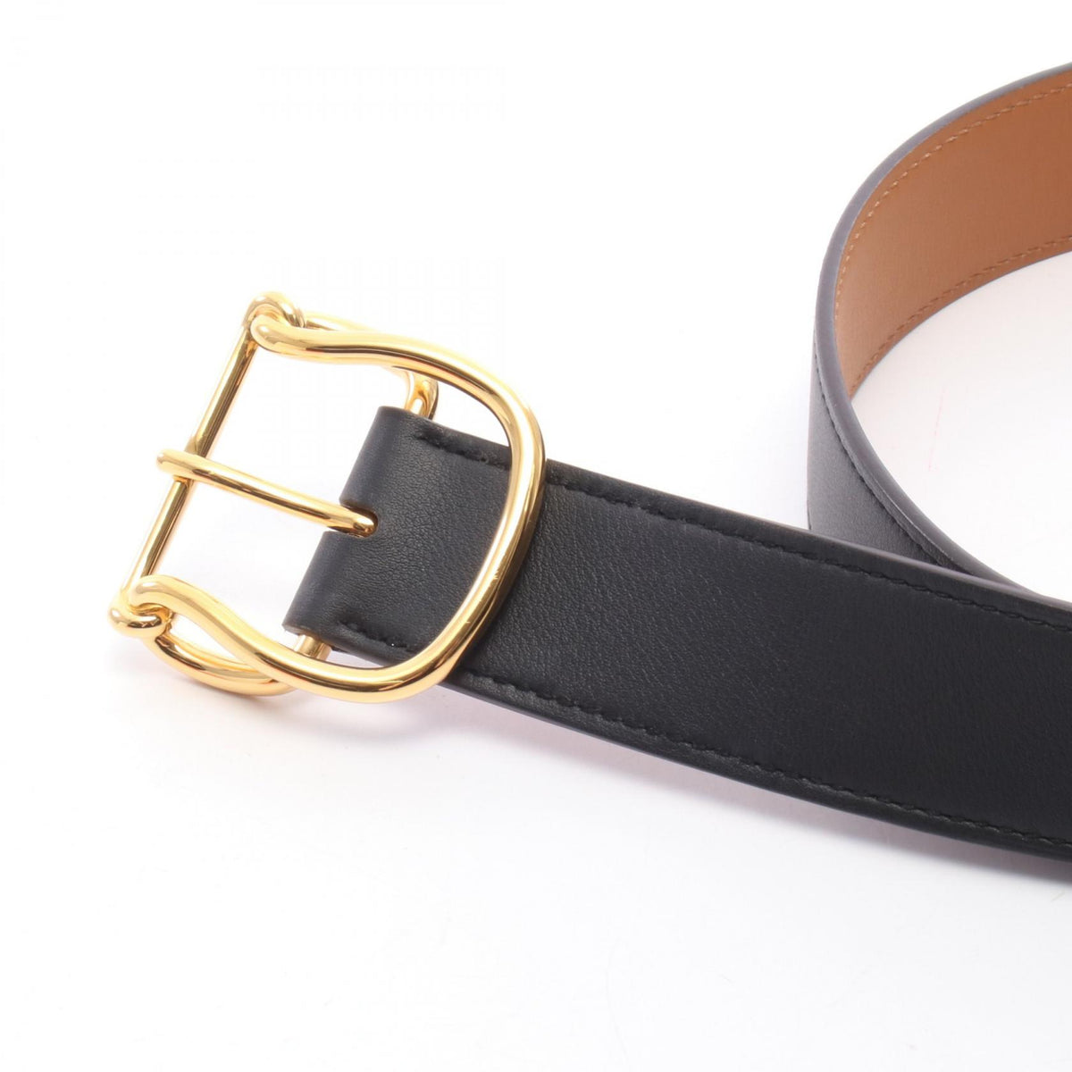 HERMES Sartore 32 Leather Belt Size 70