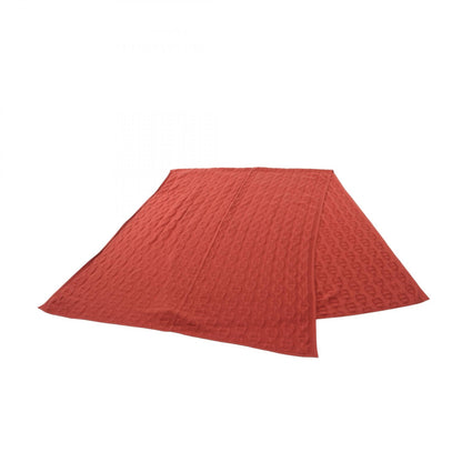 HERMES Chaine d'Ancre Cotton Scarf Red